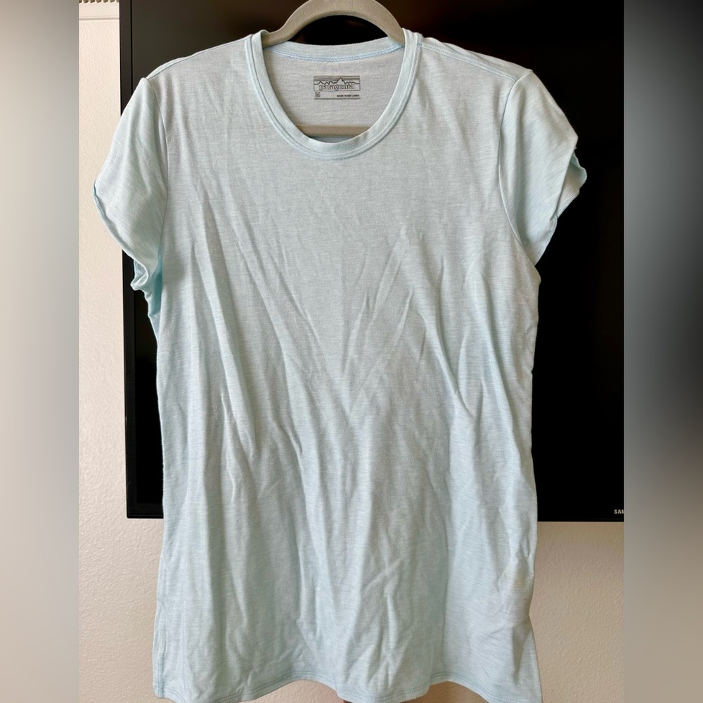 Women’s Light Blue ‘Patagonia’ Glorya T-Shirt for sale!